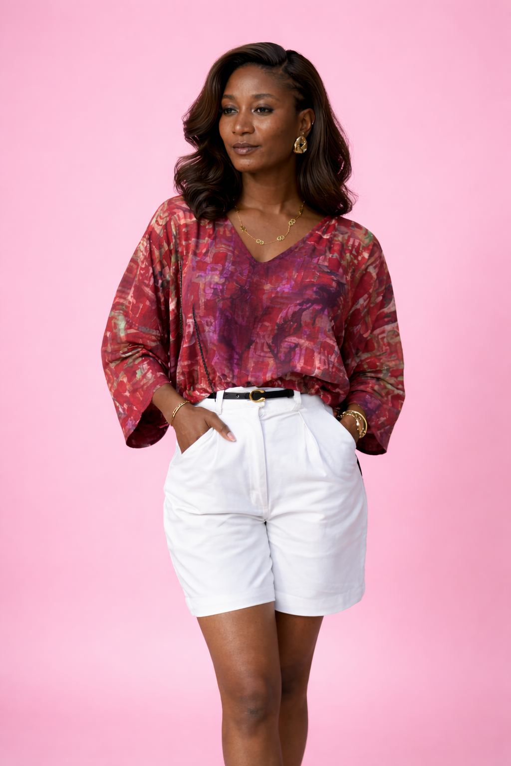 Abike top and shorts Set